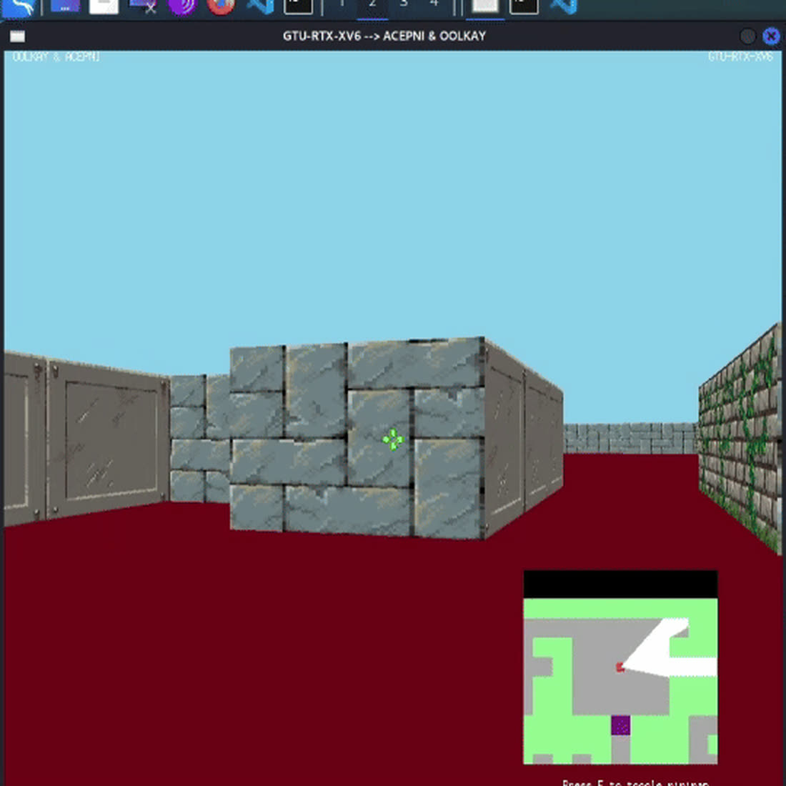 A raycasted stone maze from cub3D